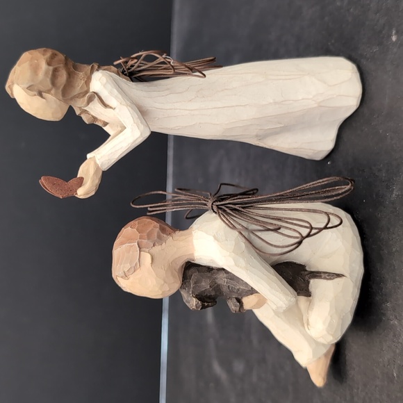 Willow Tree,Angel Of Freedom/Angel Of Comfort Figurines. - Picture 4 of 11